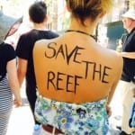 Seen at the Sydney rally to save the GBR