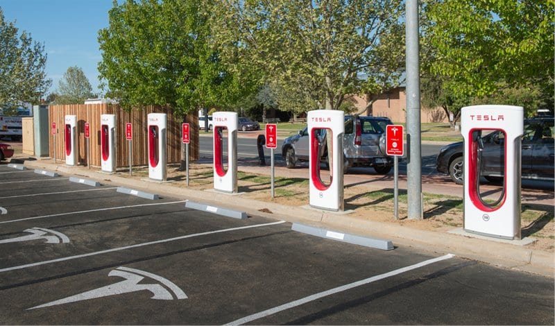 Tesla opens Supercharger stations in Goulburn and Wodonga : RenewEconomy