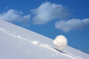 Duck! Here comes a solar snowball