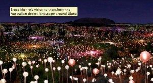 UK artist plans solar-powered field of light near Uluru
