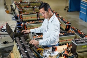 GM triples size of EV battery lab