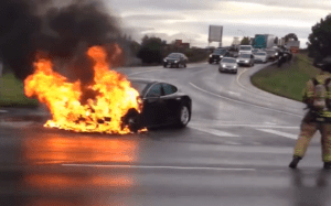 A Tesla Model S catches fire after a crash. So what?