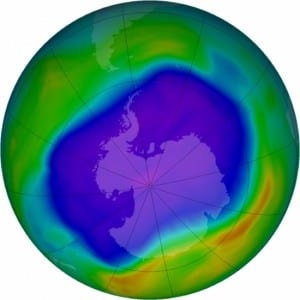 Ozone treaty accidentally slowed global warming