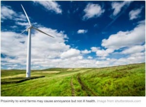 Study finds (again) no evidence wind turbines make you sick