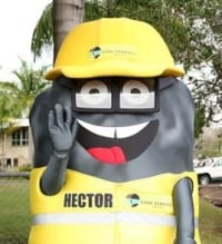 Is Hector the Lump of Coal the world’s most inappropriate mascot for kids?