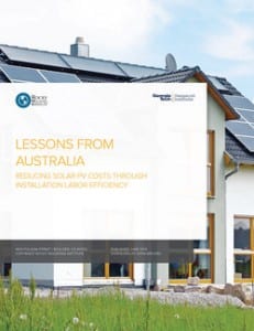 Australia has led way in slashing solar costs