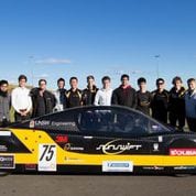 UNSW students take on electric car range world record