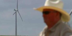 The farmer who is crazy in like with his wind turbines