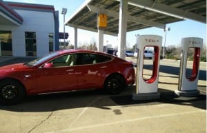 First solar-powered Tesla supercharger nearly ready