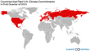 US submits climate plan as Paris pact taking shape