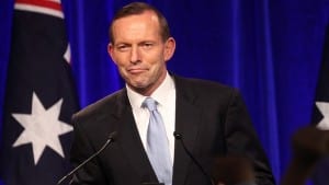 Abbott imagines a fossil-free future …after it’s all been burnt