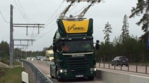 Sweden opens its first electric road, to help power heavy transport