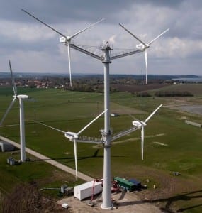 The new multi-rotor wind turbine: 3 blades good, 12 blades better