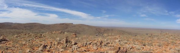 Location of the 200MW Silverton wind farm west of Broken Hill