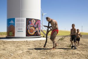 Image of the Day: Indigenous art meets SA wind farm