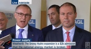 Weatherill tears strips off Frydenberg for renewables “trash talk”