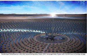 SolarReserve unveils 450MW solar tower and storage project in Chile