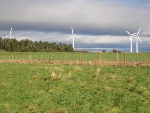 Wind Power = 124% of Scotland’s home electricity needs January–June 2017