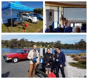 Delta Energy Systems charges EV convoy to top of Cradle Mountain