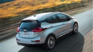 Chevy Bolt set to catch Tesla in US EV race