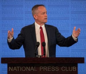 Shorten hails cheap wind and solar, but will he stop Adani?
