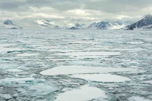 Arctic sea ice hits second-lowest winter peak on record