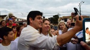 New Costa Rica leader vows to take country towards oil-free future