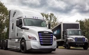 Daimler shapes up to Tesla, with new all-electric semi-trailer