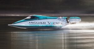 Jaguar sets new electric speed record – on water!