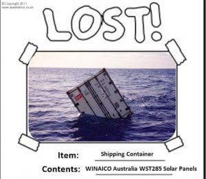 Solar overboard: PV panels sunk in NSW shipping spill