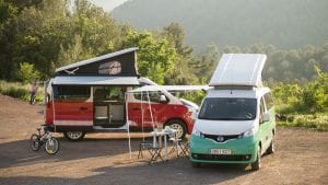 Nissan launches an all-electric camper van