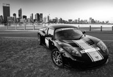 2011 Tesla Roadster competing in the Targa West starting today. Supplied
