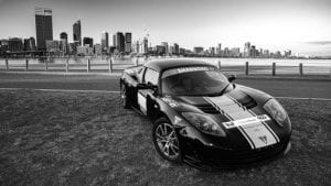 Tesla Roadster takes on gas-guzzlers at Targa West rally in Perth