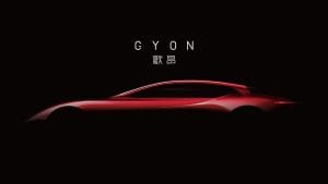 New Chinese luxury EV brand GYON makes plans in footsteps of Tesla