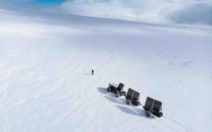 New Antarctic expedition runs on solar and plastic waste