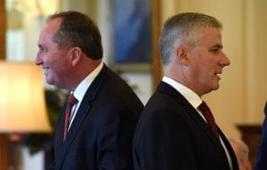 Barnaby Joyce returns as deputy PM as Nationals implode over net-zero targets