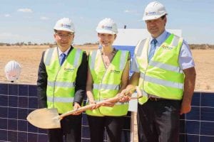 Risen Energy commemorates the start of construction of the Merredin Solar Farm