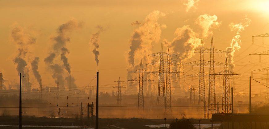 Air Pollution explosion emissions from Power Stations