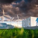 battery storage wind solar - optimised