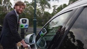 Victoria school trials solar electric car charger