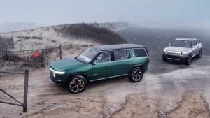 Rivian electric utes will share power to cure range anxiety