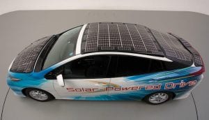 Toyota begins testing of self-charging solar Prius