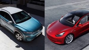 Electric vehicle choice arrives in Australia: Model 3 vs Kona