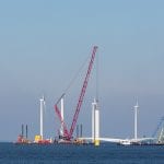 Construction Site New Offshore Wind Farm near the Dutch Coast - optimised macquarie bank