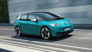 VW presents ID.3 sans camouflage as “world first” carbon neutral electric car