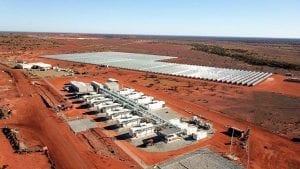 First stage of unique solar-wind-battery hybrid project opens at Agnew gold mine