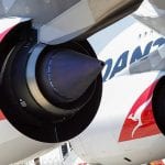 Qantas Airplane engine emissions - optimised