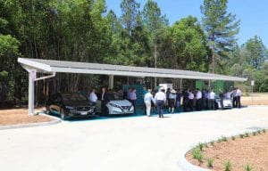 Evie Networks opens its first ultra-fast charging station, powered by renewables