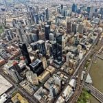 survey Aerial view over Melbourne CBD businesses - optimised
