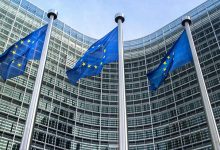 European Union Flags near European Commission - optimised